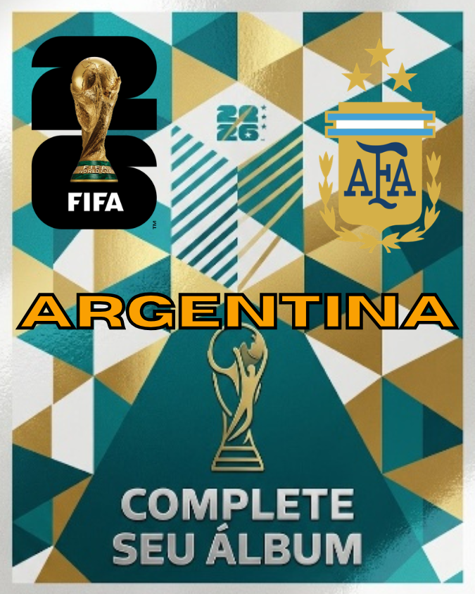 Figurinha Argentina - Álbum COPA 2026