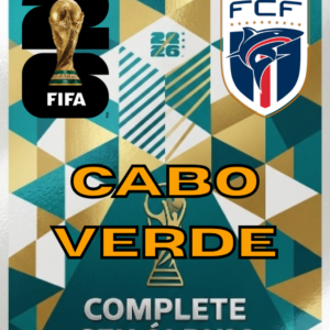 Figurinha Cabo Verde - Álbum COPA 2026