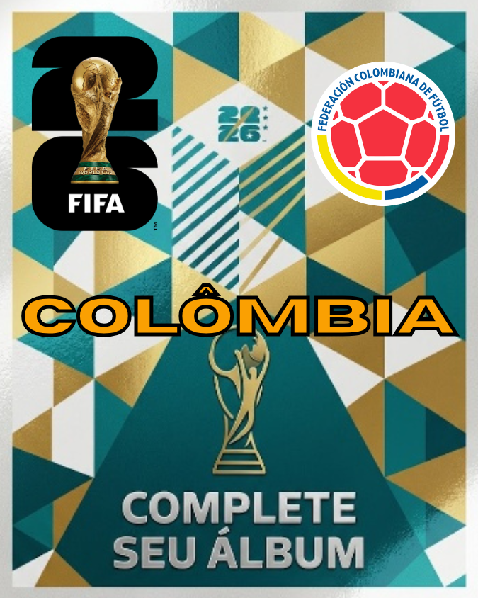 Figurinha Colômbia - Álbum COPA 2026