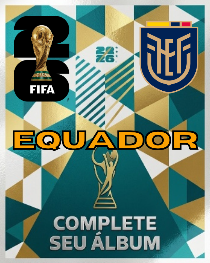 Figurinha Equador - Álbum COPA 2026