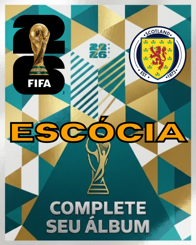 Figurinha Escócia - Álbum COPA 2026