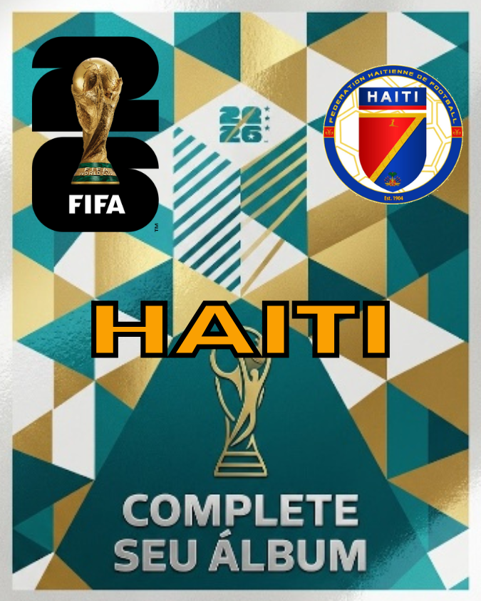 Figurinha Haiti - Álbum COPA 2026
