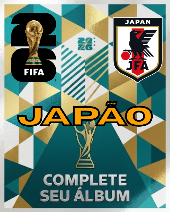 Figurinha Japão - Álbum COPA 2026