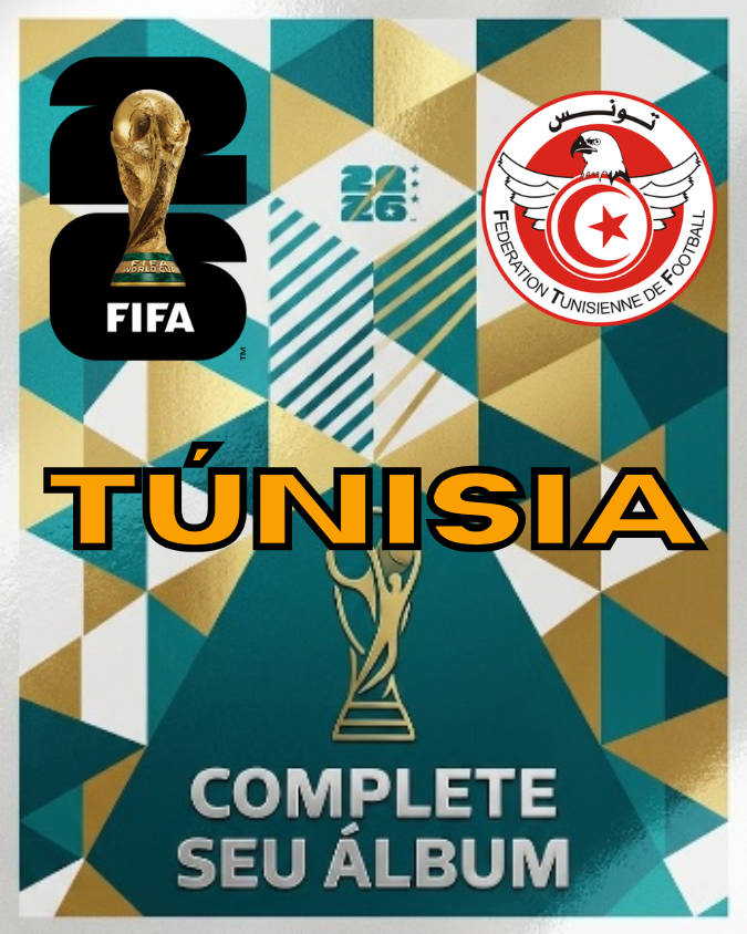 Figurinha Túnisia - Álbum COPA 2026