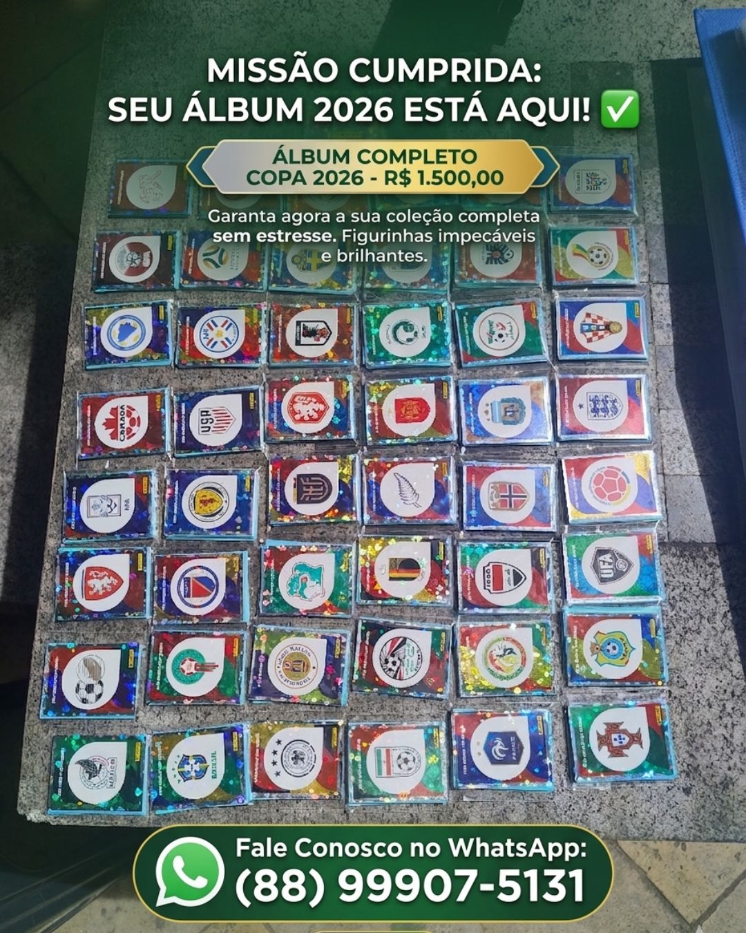 ÁLBUM COMPLETO COPA DO MUNDO 2026